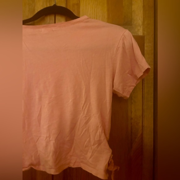 Garage Women’s Salmon Colored Grunge, Y2K/Early 2000/ Crop Top Sz SP Great Basic - Picture 8 of 9